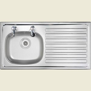 Shallow Single Bowl Sink RH