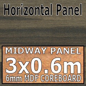 Ebony Stripwood Midway Panel 3030mm